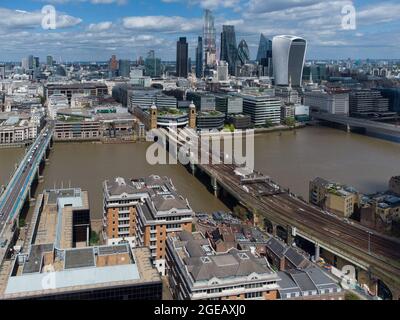 City of London und Bankside Stockfoto