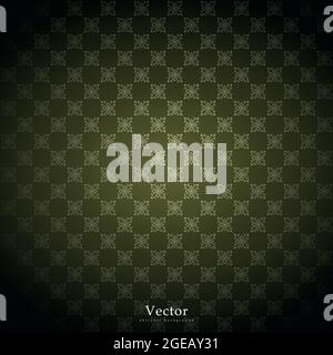 Ornamentales Vektormuster, Arabeske und florale goldene Elemente. Abstrakter Hintergrund. Stock Vektor