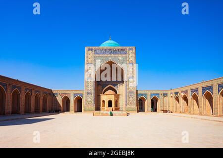 Die Kalyan-Moschee ist Teil des islamischen religiösen Komplexes der POI Kalon in Buchara, Usbekistan Stockfoto