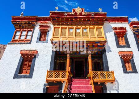 Likir Kloster oder Gompa in Likir Dorf in der Nähe von Leh in Ladakh, Nordindien Stockfoto
