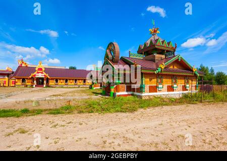 Historisches und kulturelles Zentrum Russky Park in Pereslawl Zalessky oder Pereslawl-Zalessky, Goldener Ring von Russland Stockfoto