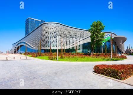 Taschkent, Usbekistan - 11. April 2021: Taschkent City International Congress Centre in Taschkent, Usbekistan Stockfoto