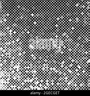 Abstrakte Halbton-Hintergrundstruktur aus schwarzen Punkten. Stock Vektor