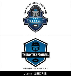 American Football-Logo-Design Stock Vektor