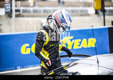 Sargeant Logan (usa), Iron Lynx, Ferrari 488 GT3, Portrait während der 2021 Road to Le Mans, 4. Runde des 2021 Michelin Le Mans Cup auf dem Circuit des 24 Heures du Mans, vom 18. Bis 21. August 2021 in Le Mans, Frankreich - Foto Xavi Bonilla / DPPI Stockfoto