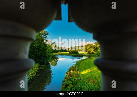 Landschaftspark aus dem 19. Jahrhundert Bürgerpark Hansestadt Bremen oder Hauptstadtpark Hansestadt Bremen, Bundesland Bremen, Norddeutschland Stockfoto