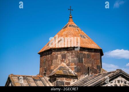 Sevanawank Klosteranlage am Ufer des Sevan Sees in Armenien Stockfoto