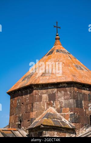 Sevanawank Klosteranlage am Ufer des Sevan Sees in Armenien Stockfoto