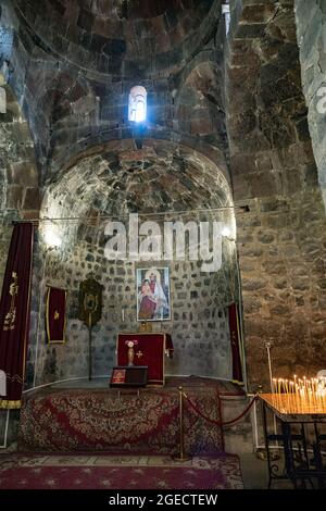 Sevanawank Klosteranlage am Ufer des Sevan Sees in Armenien Stockfoto