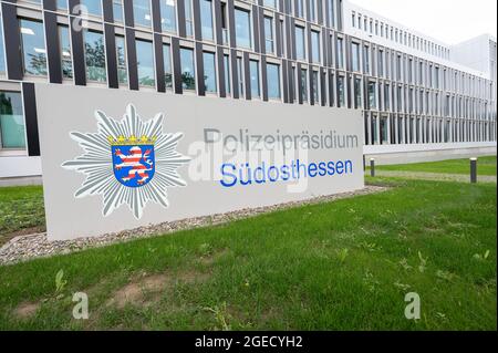 Offenbach, Deutschland. August 2021. Das neue Polizeipräsidium Südost-Hessen. Quelle: Sebastian Gollnow/dpa/Alamy Live News Stockfoto