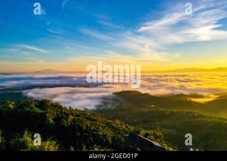 Nice Linh Quy Phap eine Pagode in der Provinz Lam Dong im Süden Vietnams Stockfoto