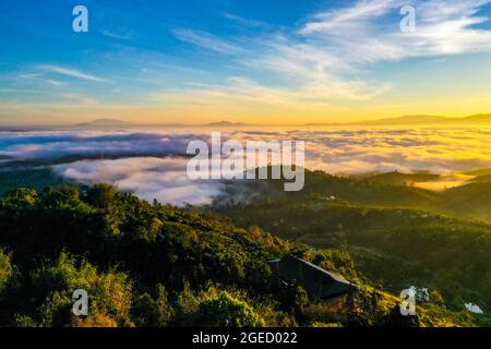 Nice Linh Quy Phap eine Pagode in der Provinz Lam Dong im Süden Vietnams Stockfoto