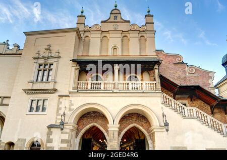 Krakau Altstadt bei sonnigem Wetter, HDR Bild Stockfoto