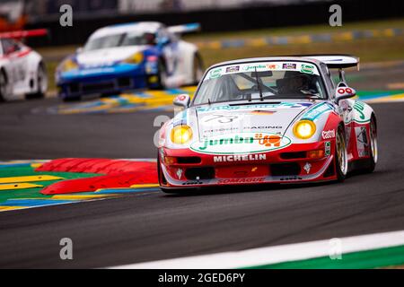 73 Schindler Guenther (ger), Porsche 993 GT2, Aktion während der Langstrecken-Legenden 2021 auf dem Circuit des 24 Heures du Mans, vom 18. Bis 21. August 2021 in Le Mans, Frankreich - Foto Joao Filipe / DPPI Stockfoto