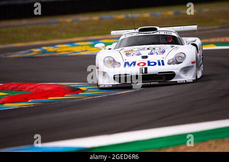 26 Collard Emmanuel (Fra), Porsche 911 GT1, Aktion während der Langstrecken-Legenden 2021 auf dem Circuit des 24 Heures du Mans, vom 18. Bis 21. August 2021 in Le Mans, Frankreich - Foto Joao Filipe / DPPI Stockfoto