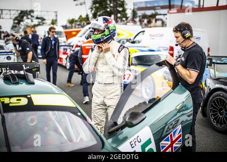 Franchitti Dario, Aston Martin DBR9, Portrait während der 2021 Langstrecken-Legenden auf dem Circuit des 24 Heures du Mans, vom 18. Bis 21. August 2021 in Le Mans, Frankreich - Foto Xavi Bonilla / DPPI Stockfoto