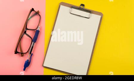 To-do-Listenkonzept. Planer, Checkliste, Memo, Idee, Erinnerung. Stockfoto