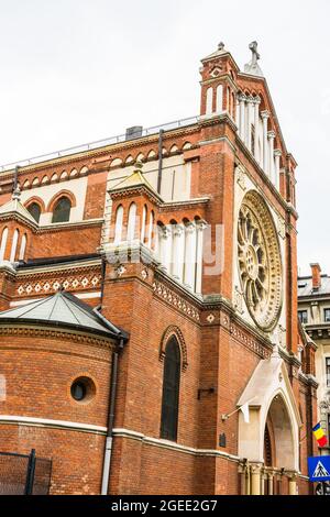 St. Joseph Catholic Cathedral oder Catedrala SF. Iosif in Bukarest, Rumänien Stockfoto
