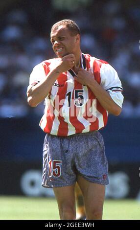 US-Nationalspieler Earnie Stewart bei einem Spiel im Jahr 1994. Stockfoto