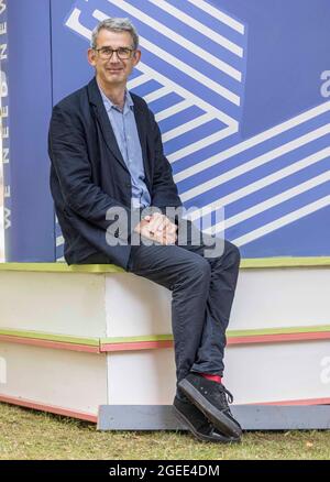 Edinburgh, Großbritannien. 19. August 2021 Foto: Autor und Künstler, Edmund de Waal beim Edinburgh International Book Festival, das am Edinburgh College of Art stattfindet.Quelle: Rich Dyson/Alamy Live News Stockfoto