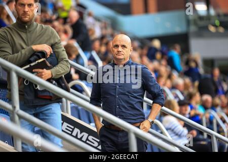 Richard Agar Cheftrainer von Leeds Rhinos am Stand in, am 8/19/2021. (Foto von Mark Cosgrove/News Images/Sipa USA) Quelle: SIPA USA/Alamy Live News Stockfoto