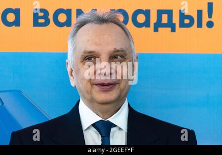 11. Mai 2021 Moskau, Russland. Michail Wassilenko, Generaldirektor des internationalen Flughafens Sheremetjewo. Stockfoto