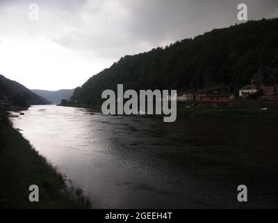 Hřensko (Kreis Děčín, Region Ústí nad Labem, Tschechische Republik) Stockfoto