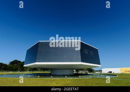 Fassade der Wissenschafts-, Kultur- und Kunststation in Joao Pessoa, Paraiba, Brasilien am 17. April 2007. Stockfoto