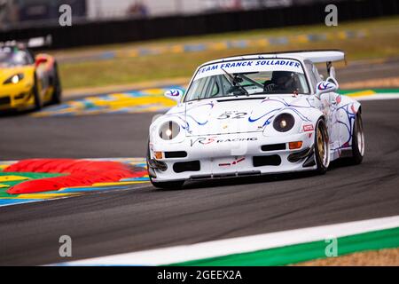 Le Mans, Frankreich. August 2021. 52 Romac Benoit (Fra), Porsche 993 GT2 Evo, Action während der Langstrecken-Legenden 2021 auf dem Circuit des 24 Heures du Mans, vom 18. Bis 21. August 2021 in Le Mans, Frankreich - Foto Joao Filipe/DPPI Credit: Independent Photo Agency/Alamy Live News Stockfoto