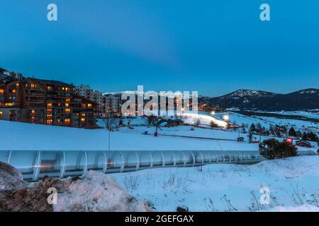 FRANKREICH, PYRENEES-ORIENTALES (66) LES ANGLES Stockfoto