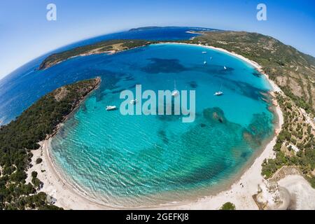 FRANKREICH. SÜDKORSIKA (2A) BUCHT VON RONDINARA Stockfoto