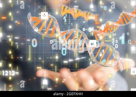 3D-Rendering von Medizin- und Innovations-Ikonen Stockfoto