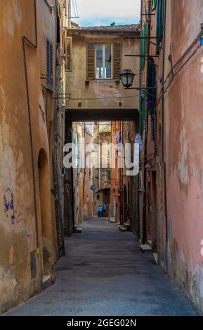 Perugia (Italien) - EINE charakteristische Aussicht auf das historische Zentrum in der schönen mittelalterlichen und künstlerischen Stadt, Hauptstadt der Region Umbrien, in Mittelitalien. Stockfoto