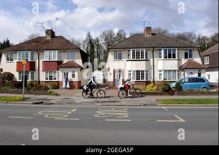 Vereinigtes Königreich: Der London Paris Greenway, eine gemeinsame, von Europa unterstützte anglo-französische Initiative, um eine weitgehend verkehrsfreie Strecke zwischen Paris A zu entwickeln Stockfoto