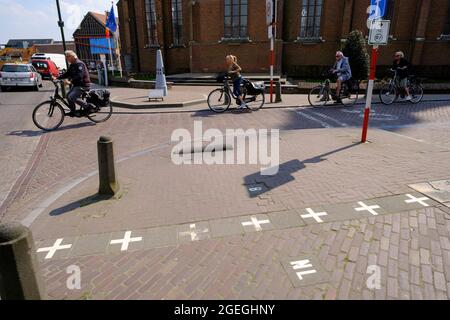 Baarle Hertog oder Baerle Duc, ein belgisch-niederländisches Dorf, ist ein Grenzmerkmal und eine administrative Neugier. Ein Teil des belgischen Dorfes ist eingeschlossen Stockfoto