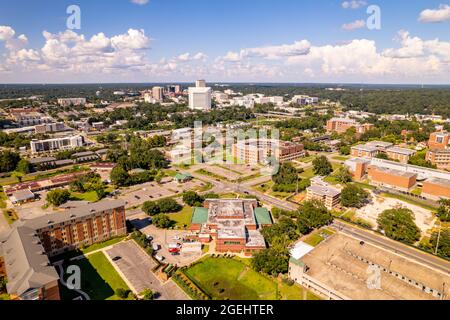 Luftaufnahme Downtown Tallahassee FL USA Stockfoto