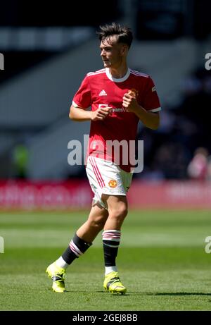 Aktenfoto vom 18-07-2021 von Dylan Levitt von Manchester United. Ausgabedatum: Freitag, 20. August 2021. Stockfoto