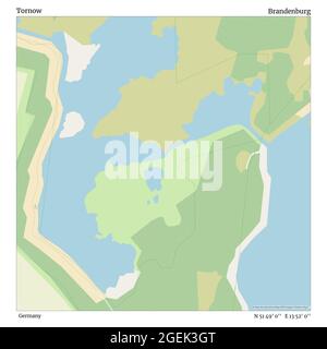 Tornow, Deutschland, Brandenburg, N 51 49' 0'', E 13 52' 0'', map, Timeless Map veröffentlicht im Jahr 2021. Reisende, Entdecker und Abenteurer wie Florence Nightingale, David Livingstone, Ernest Shackleton, Lewis and Clark und Sherlock Holmes haben sich bei der Planung von Reisen zu den entlegensten Ecken der Welt auf Karten verlassen.Timeless Maps kartiert die meisten Orte auf der Welt und zeigt die Verwirklichung großer Träume Stockfoto