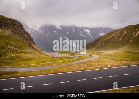 Atemberaubende Landschaft rund um die Großglockner Hochalpenstraße in Österreich Stockfoto