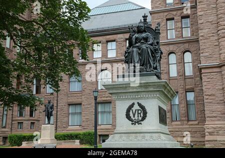 Queen Victoria Statue - Toronto, Kanada Stockfoto