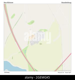 Neu Kleinow, Deutschland, Brandenburg, N 53 15' 21'', E 14 0' 36'', Karte, Timeless Map veröffentlicht im Jahr 2021. Reisende, Entdecker und Abenteurer wie Florence Nightingale, David Livingstone, Ernest Shackleton, Lewis and Clark und Sherlock Holmes haben sich bei der Planung von Reisen zu den entlegensten Ecken der Welt auf Karten verlassen.Timeless Maps kartiert die meisten Orte auf der Welt und zeigt die Verwirklichung großer Träume Stockfoto