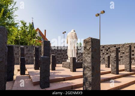 Jesus weinte in der Stadt Oklahoma in den USA Stockfoto