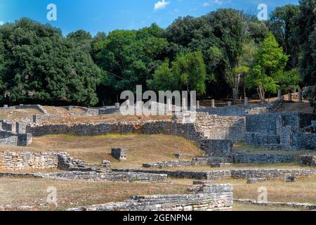 Römische Villa Rustica im Nationalpark Brijuni, Kroatien Stockfoto