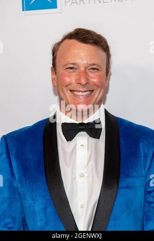 Los Angeles, USA. August 2021. Dan Schwab nimmt am 20. August 2021 an der Gala der Harold and Carole Pump Foundation im Beverly Hilton Hotel, Los Angeles, CA Teil.Quelle: Eugene Powers/Alamy Live News Stockfoto