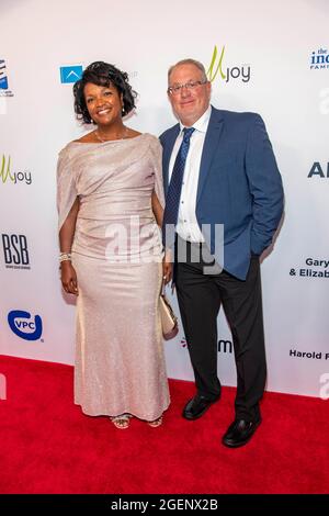 Los Angeles, USA. 20. August 2021. Teilnahme an der Gala der Harold und Carole Pump Foundation im Beverly Hilton Hotel, Los Angeles, CA am 20. August 2021 Quelle: Eugene Powers/Alamy Live News Stockfoto