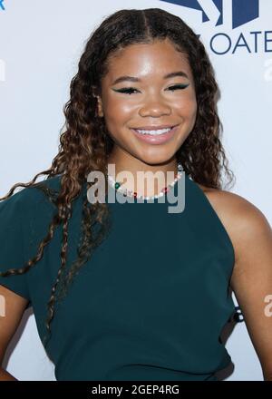 Beverly Hills, Usa. August 2021. BEVERLY HILLS, LOS ANGELES, KALIFORNIEN, USA - 20. AUGUST: Die Schauspielerin Storm Reid kommt zur 21. Jährlichen Gala der Harold and Carole Pump Foundation, die am 20. August 2021 im Beverly Hilton Hotel in Beverly Hills, Los Angeles, Kalifornien, USA, stattfand. (Foto: Xavier Collin/Image Press Agency/Sipa USA) Quelle: SIPA USA/Alamy Live News Stockfoto