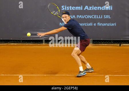 Holger Vitus Nodskov Rune (Dänemark) während der ATP80 Challenger Verona - Freitag, Tennis Internationals, Verona, Ita - Foto .LiveMedia/Roberto Tommasini Stockfoto