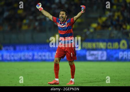 Frosinone, Italien. August 2021. Foto/Roberto Ramaccia Frosinone 20/08/2021 Campionato di Calcio Serie B 2021-2022 Frosinone vs Parma Nella foto Gianluigi Buffon Credit: Roberto Ramaccia/Alamy Live News Stockfoto