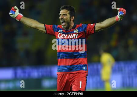 Frosinone, Italien. August 2021. Foto/Roberto Ramaccia Frosinone 20/08/2021 Campionato di Calcio Serie B 2021-2022 Frosinone vs Parma Nella foto Gianluigi Buffon Credit: Roberto Ramaccia/Alamy Live News Stockfoto