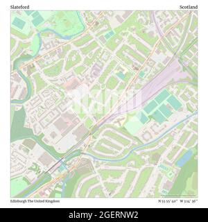 Slateford, Edinburgh, Großbritannien, Schottland, N 55 55' 40'', W 3 14' 36'', map, Timeless Map veröffentlicht im Jahr 2021. Reisende, Entdecker und Abenteurer wie Florence Nightingale, David Livingstone, Ernest Shackleton, Lewis and Clark und Sherlock Holmes haben sich bei der Planung von Reisen zu den entlegensten Ecken der Welt auf Karten verlassen.Timeless Maps kartiert die meisten Orte auf der Welt und zeigt die Verwirklichung großer Träume Stockfoto